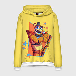 Толстовка-худи мужская Funny UCN Freddy, цвет: 3D-белый