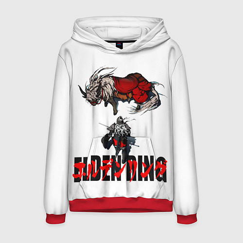 Мужская толстовка ELDEN RING время путешествовать Элден Ринг / 3D-Красный – фото 1