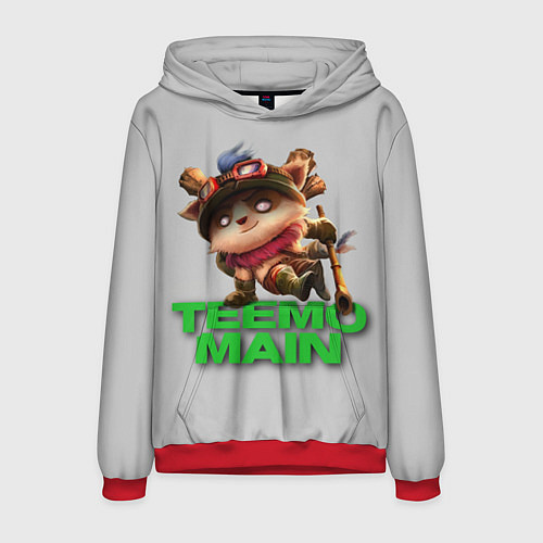 Мужская толстовка Teemo main / 3D-Красный – фото 1