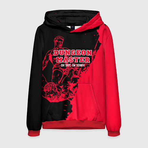 Мужская толстовка Мастер подземелья арт / 3D-Красный – фото 1
