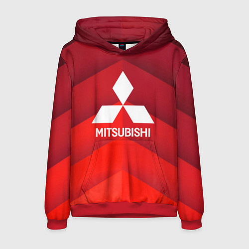 Мужская толстовка Митсубиси mitsubishi / 3D-Красный – фото 1