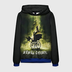 Толстовка-худи мужская Poster Jeepers Creepers, цвет: 3D-синий