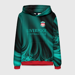 Толстовка-худи мужская Liverpool спорт, цвет: 3D-красный