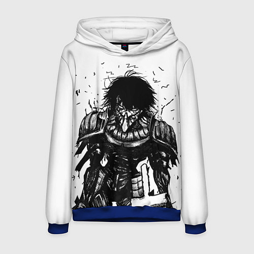 Мужская толстовка Джузо Сузуя в Броне / 3D-Синий – фото 1