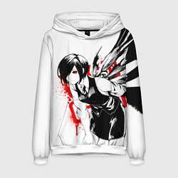 Толстовка-худи мужская ТОУКА TOKYO GHOUL, цвет: 3D-белый