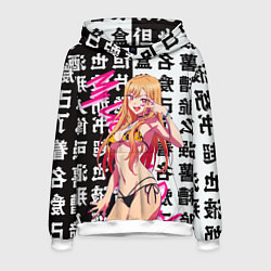 Толстовка-худи мужская Эта фарфоровая кукла влюбилась Китагава Марин My D, цвет: 3D-белый