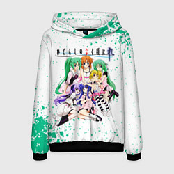 Толстовка-худи мужская Когда плачут цикады: Карма, персонажи, цвет: 3D-черный