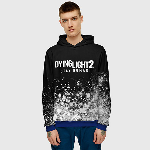 Мужская толстовка DYING LIGHT 2 Краска / 3D-Синий – фото 3