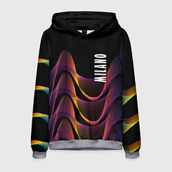 Толстовка-худи мужская Fashion pattern Neon Milano, цвет: 3D-меланж