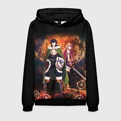Толстовка-худи мужская Рафталия и Наофуми, цвет: 3D-черный