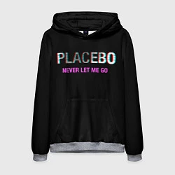 Толстовка-худи мужская Placebo Never Let Me Go, цвет: 3D-меланж