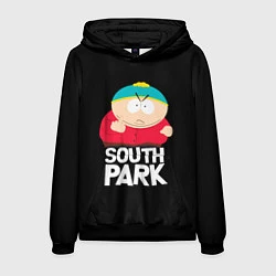 Толстовка-худи мужская Южный парк - Эрик, цвет: 3D-черный