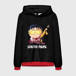 Толстовка-худи мужская Южный парк - South Park, цвет: 3D-красный
