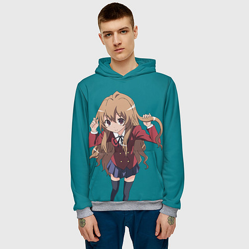 Мужская толстовка Милай Тайга / 3D-Меланж – фото 3