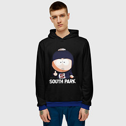 Толстовка-худи мужская South Park - мультфильм Южный парк, цвет: 3D-синий — фото 2
