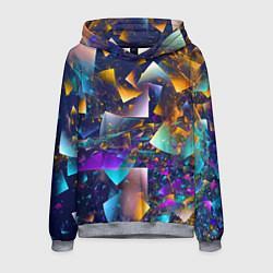Толстовка-худи мужская Expressive pattern Vanguard, цвет: 3D-меланж