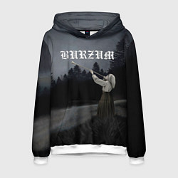 Толстовка-худи мужская Burzum - Filosofem, цвет: 3D-белый