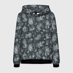 Толстовка-худи мужская Морские Котики: Черный, цвет: 3D-черный