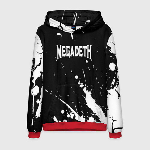 Мужская толстовка Megadeth / 3D-Красный – фото 1