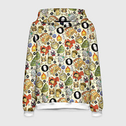 Толстовка-худи мужская Studio Ghibli Hero, цвет: 3D-белый