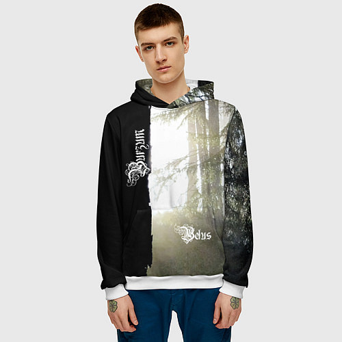Мужская толстовка Burzum - Belus / 3D-Белый – фото 3