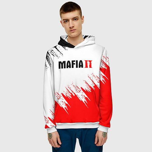 Мужская толстовка Mafia 2 Мафия / 3D-Белый – фото 3