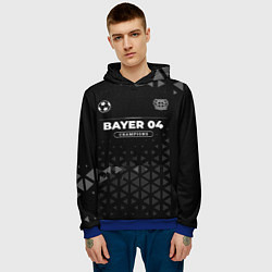 Толстовка-худи мужская Bayer 04 Форма Champions, цвет: 3D-синий — фото 2