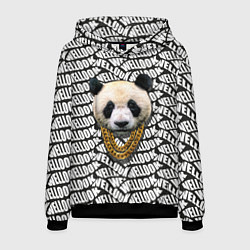 Толстовка-худи мужская Panda Look, цвет: 3D-черный