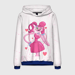 Толстовка-худи мужская POPPY PLAYTIME - Mommy long legs - Мамочка длинные, цвет: 3D-синий