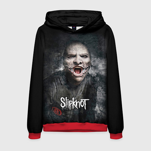 Мужская толстовка Slipknot - The Gray Chapter - Corey Taylor / 3D-Красный – фото 1