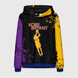 Толстовка-худи мужская Kobe Bryant Баскетболист 24, цвет: 3D-синий