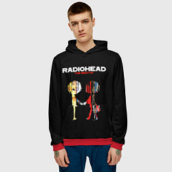Толстовка-худи мужская Radiohead The BEST, цвет: 3D-красный — фото 2
