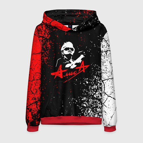 Мужская толстовка Alisa алиса кинчев / 3D-Красный – фото 1