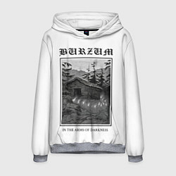 Толстовка-худи мужская In the arms of darkness - Burzum, цвет: 3D-меланж