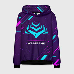Толстовка-худи мужская Warframe Gaming Neon, цвет: 3D-черный