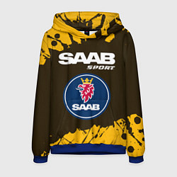 Толстовка-худи мужская СААБ Sport - Краска, цвет: 3D-синий
