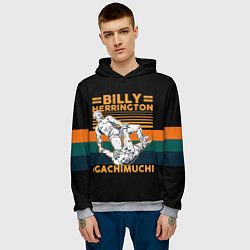 Толстовка-худи мужская Борьба Гачимучи, цвет: 3D-меланж — фото 2