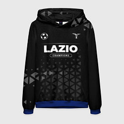 Толстовка-худи мужская Lazio Champions Uniform, цвет: 3D-синий