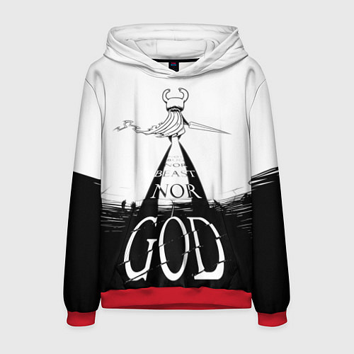 Мужская толстовка Не жук, не зверь, но БОГ Hollow Knight / 3D-Красный – фото 1