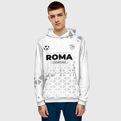 Толстовка-худи мужская Roma Champions Униформа, цвет: 3D-белый — фото 2