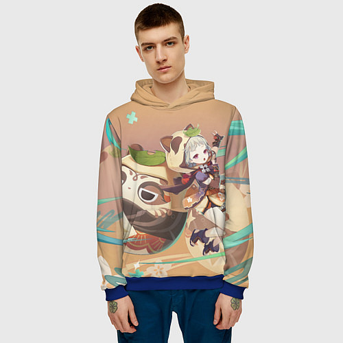Мужская толстовка Sayu Genshin Impact / 3D-Синий – фото 3