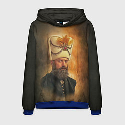 Толстовка-худи мужская Сулейман, цвет: 3D-синий