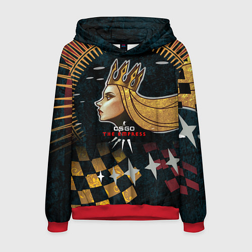 Мужская толстовка Cs:go - The Empress 2022 Императрица / 3D-Красный – фото 1