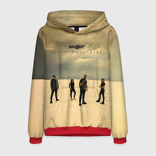 Мужская толстовка Surviving The Game - Skillet / 3D-Красный – фото 1