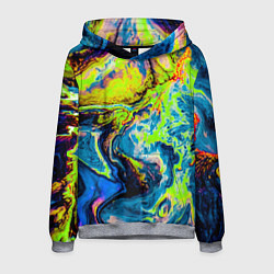 Толстовка-худи мужская The Poisonous Palette, цвет: 3D-меланж