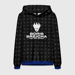 Толстовка-худи мужская Boris Brejcha High-Tech Minimal, цвет: 3D-синий