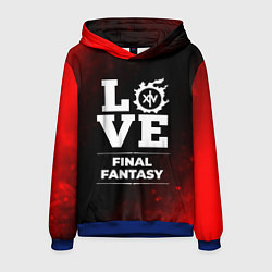 Толстовка-худи мужская Final Fantasy Love Классика, цвет: 3D-синий