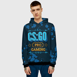 Толстовка-худи мужская Игра CS:GO: PRO Gaming, цвет: 3D-черный — фото 2