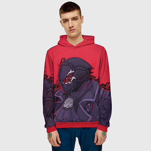 Мужская толстовка Bondrewd из аниме Созданный в бездне / 3D-Красный – фото 3