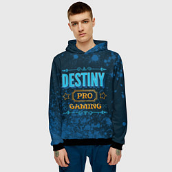 Толстовка-худи мужская Игра Destiny: PRO Gaming, цвет: 3D-черный — фото 2